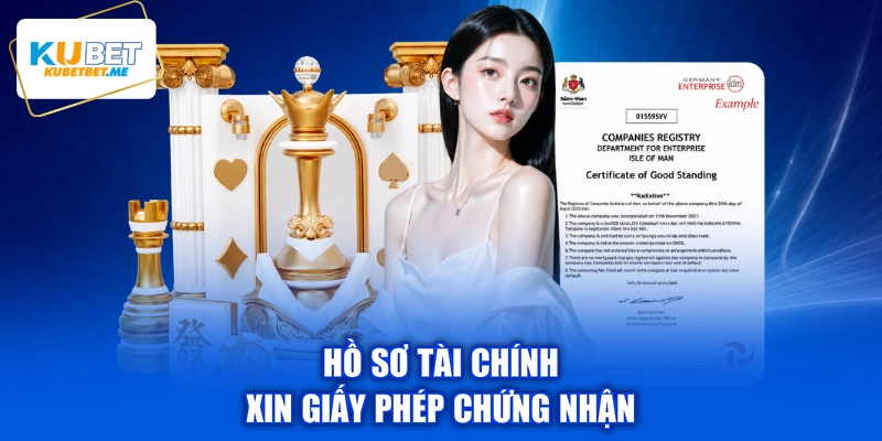 Hồ sơ tài chính xin giấy phép chứng nhận