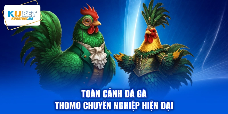 Toàn cảnh đá gà thomo chuyên nghiệp hiện đại